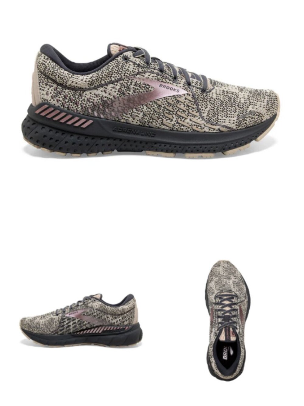 Brooks Women's Adrenaline GTS 21 Running Shoe - Ombre/Lavender/Metallic size 11